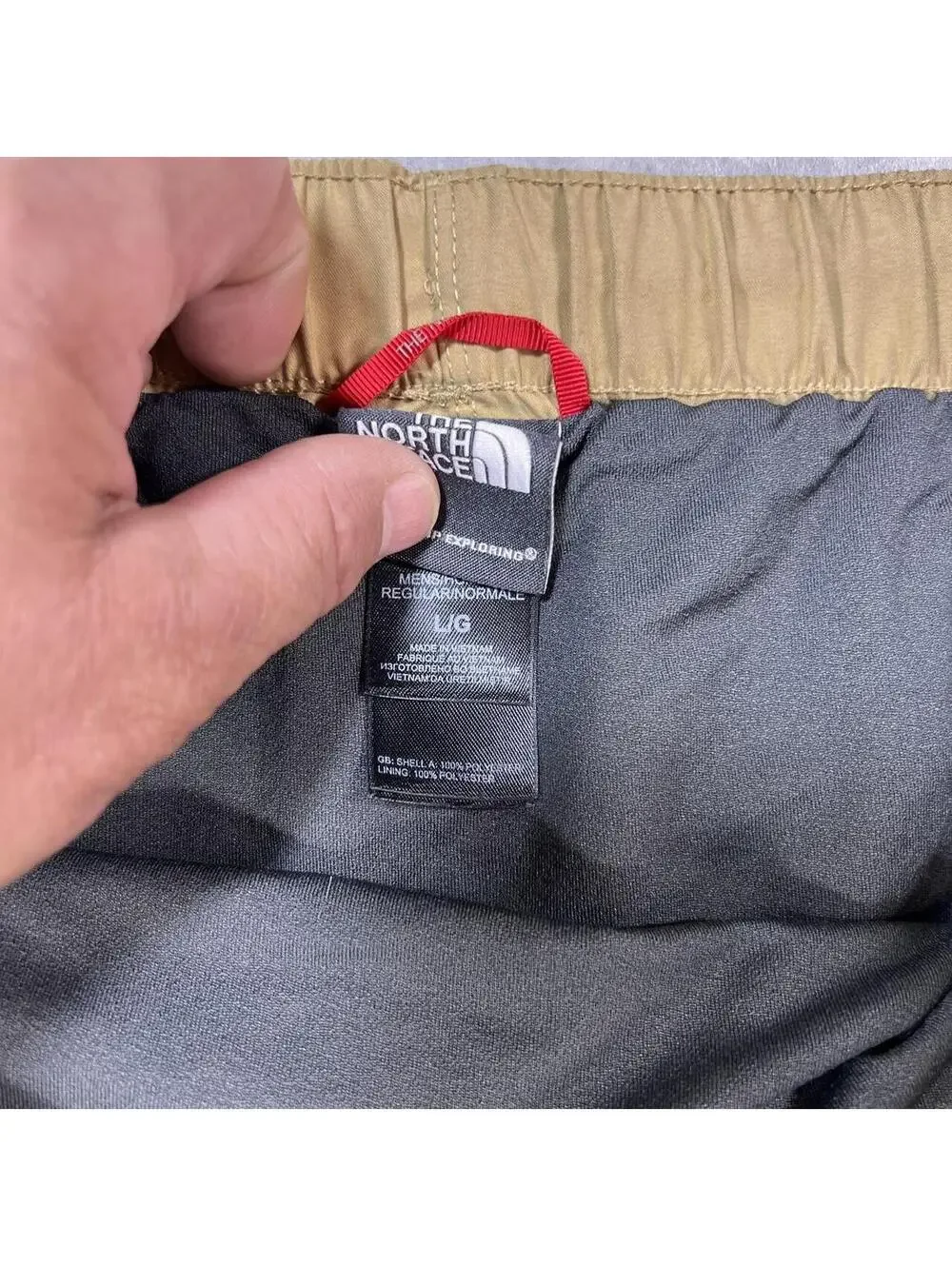Y2K Tan The North Face Outdoor Hiking Shorts